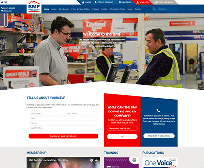 The Builders Merchants Federation powers their website with iMIS CMS