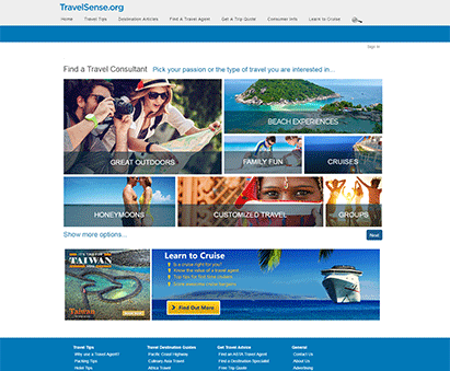 American Society of Travel Agents powers their website with iMIS CMS