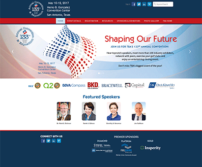 Texas Bankers Association powers their Conference website with iMIS CMS